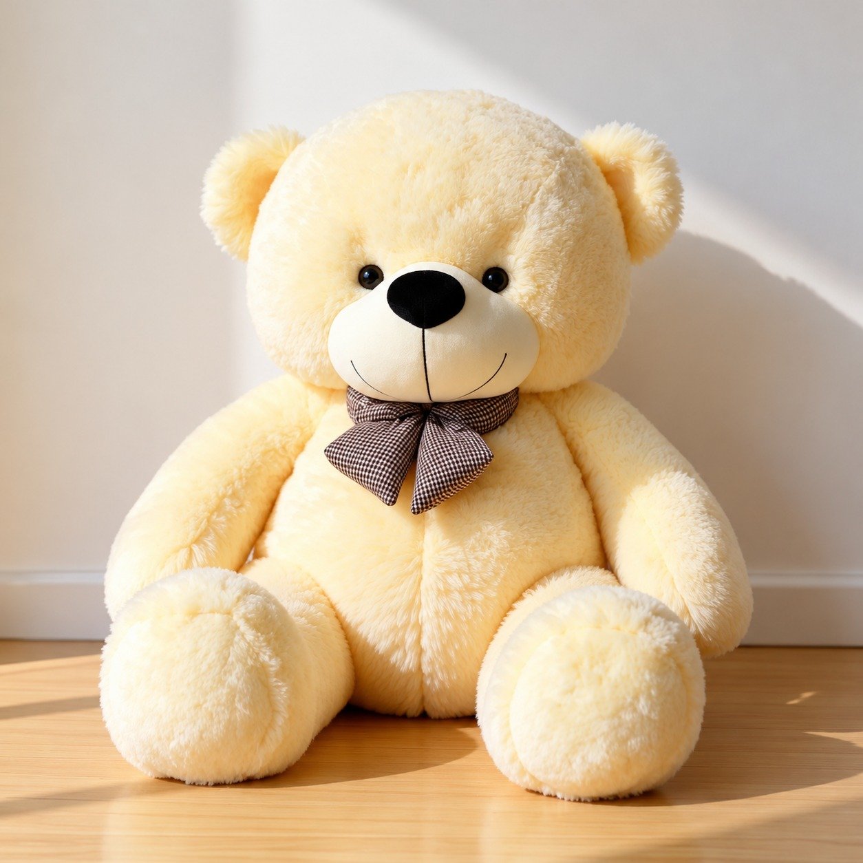 Ivory Cuddles – 3-Foot Teddy Bear