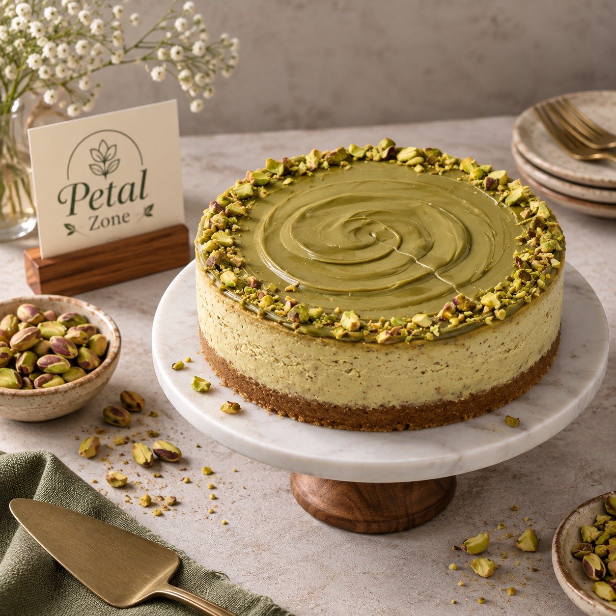 Pistachio Royale – Pistachio Cheesecake