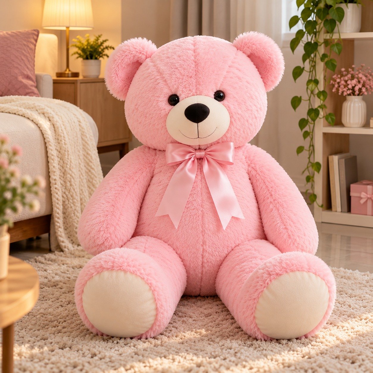 Pink Paradise – 3-Foot Teddy Bear