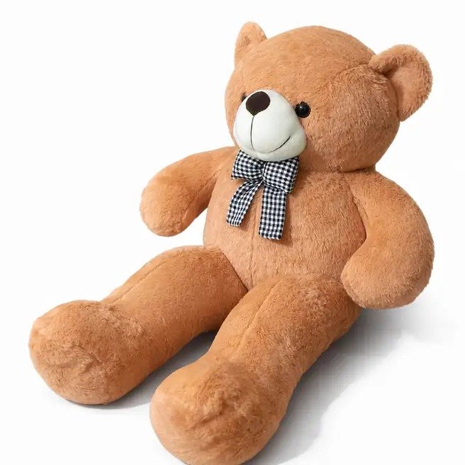 Caramel Comfort – 3-Foot Teddy Bear
