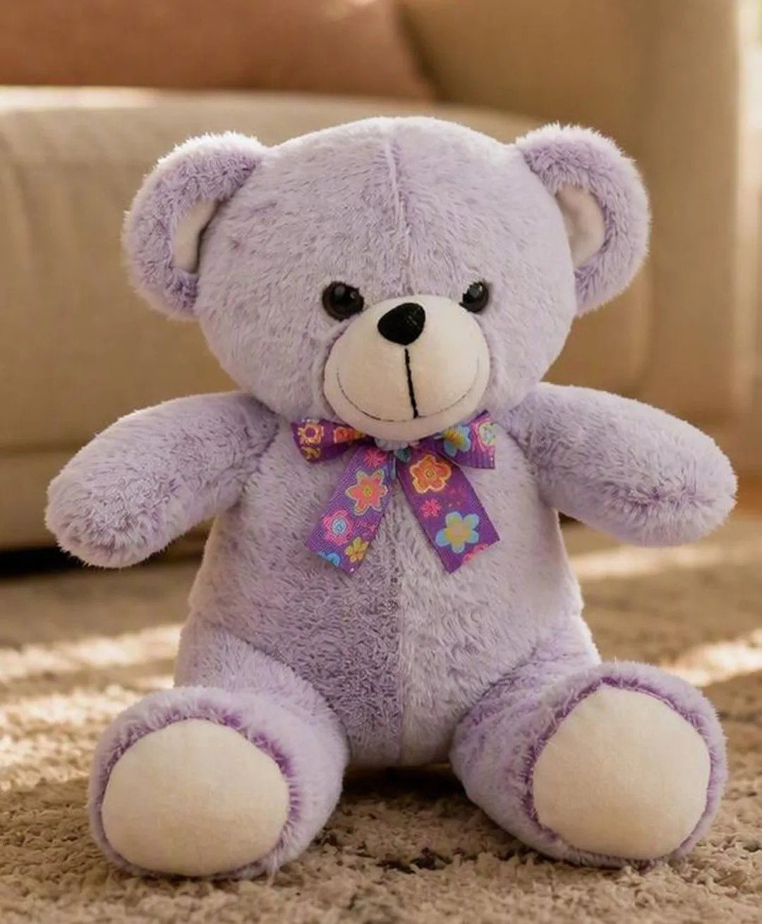 Lavender Love – Purple Teddy Bear