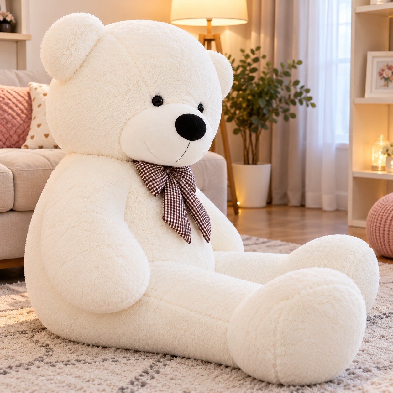 Arctic Cloud – 4-Foot Teddy Bear