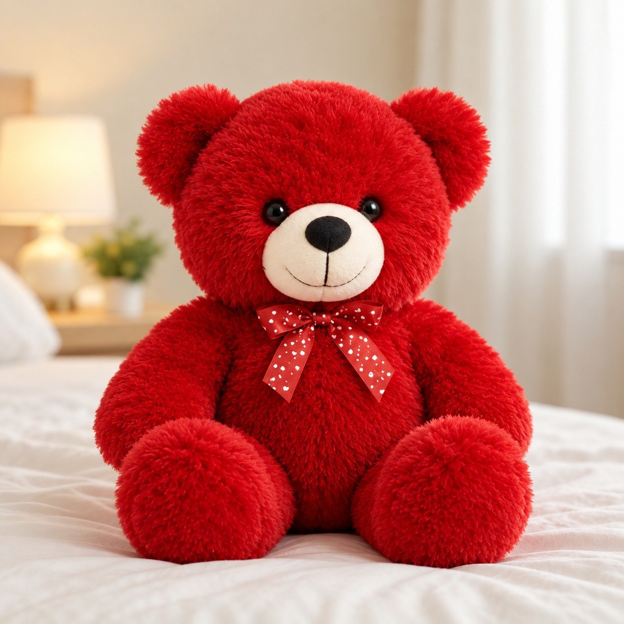 Heartfelt Hugs – Red Teddy Bear
