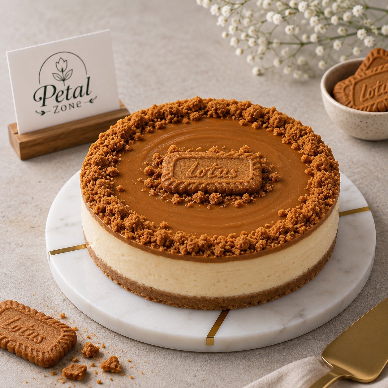 Biscoff Bliss – Lotus Biscoff Cheesecake