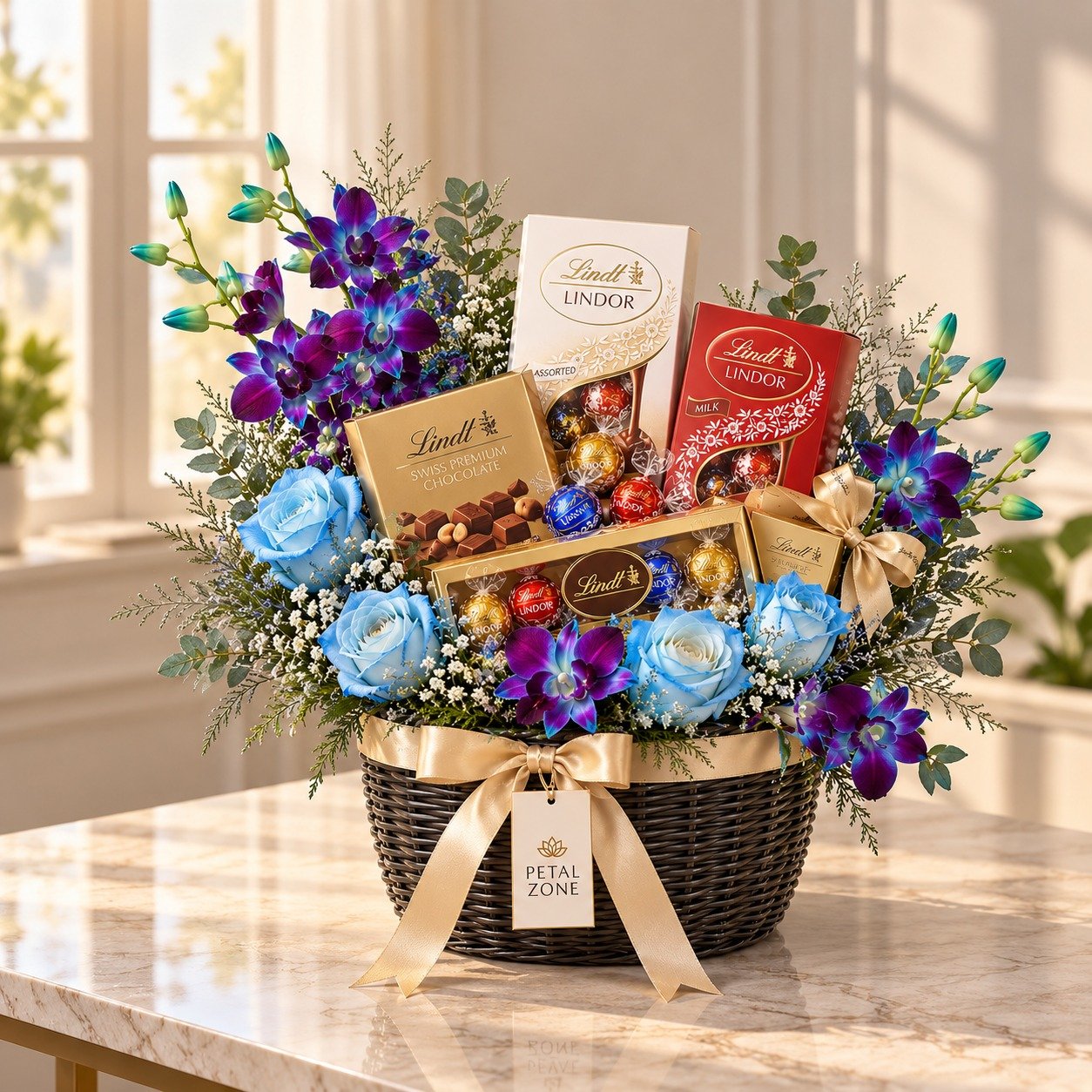 Imported Chocolate Treasure – Premium Basket Bouquet 2