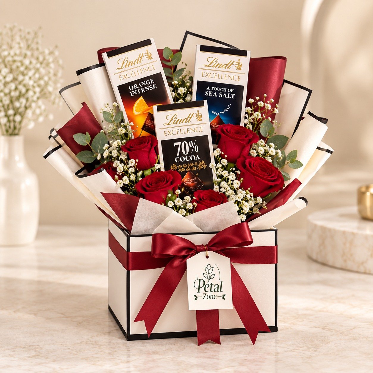 Lindt Luxe Box – Box Style Chocolate Bouquet 2