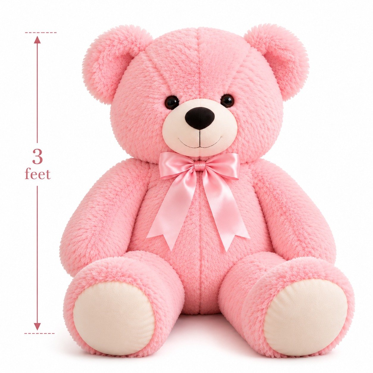 Pink Paradise – 3-Foot Teddy Bear 3