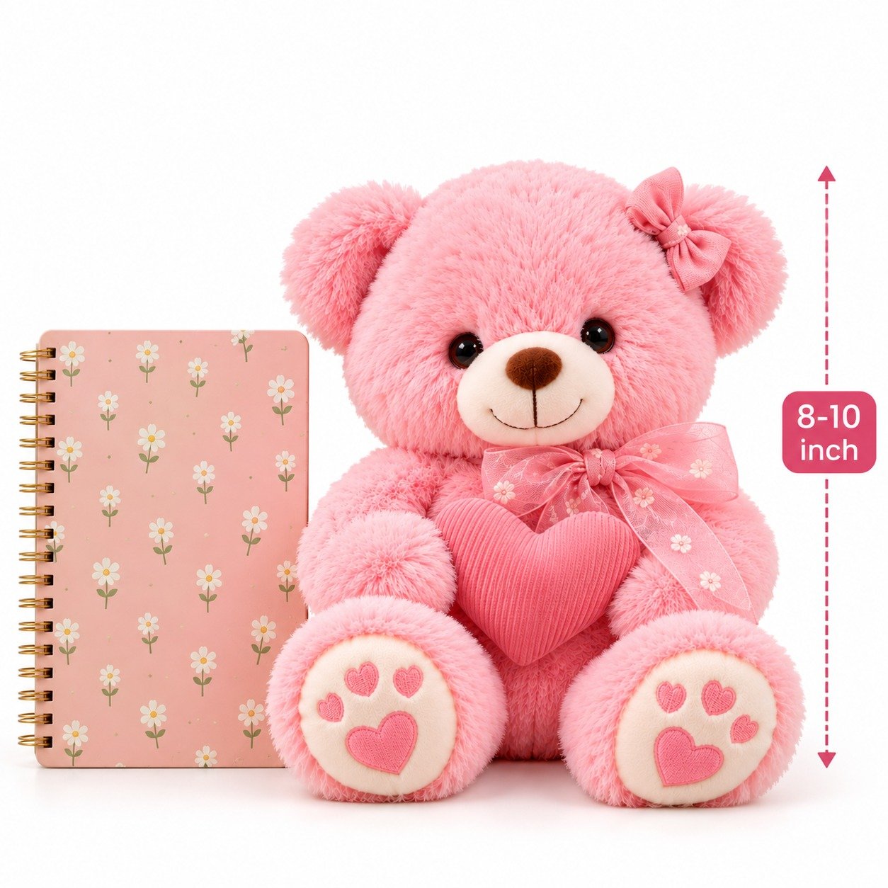 Blush Cuddles – Pink Teddy Bear 2