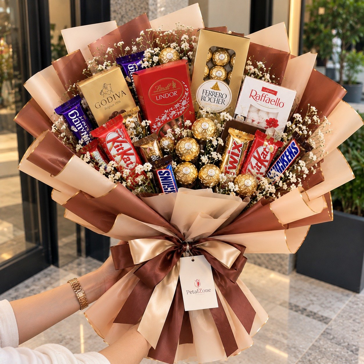 Grand Luxury Affair – Giant Premium Imported Chocolate Bouquet 3