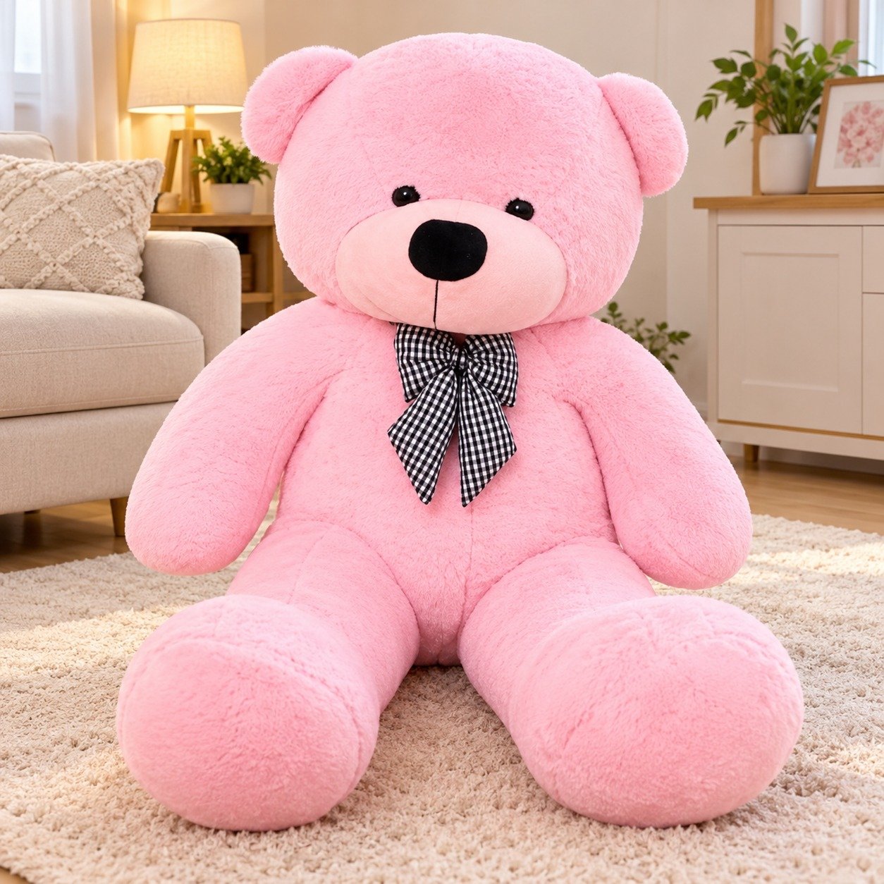 Blush Majesty – 4-Foot Teddy Bear 2