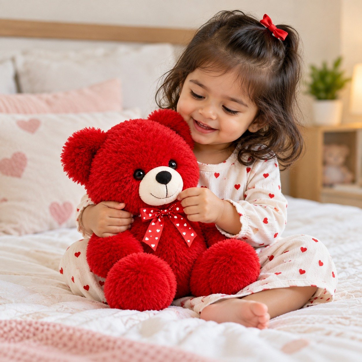 Heartfelt Hugs – Red Teddy Bear 2
