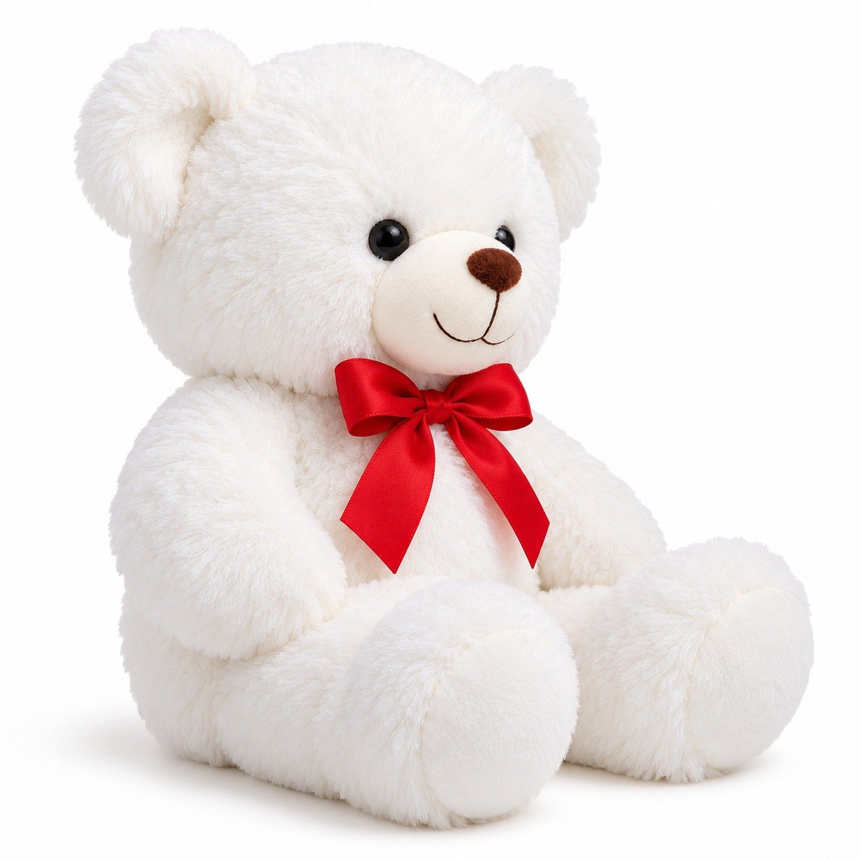 Snowy Cuddle – White Mini Teddy Bear 2