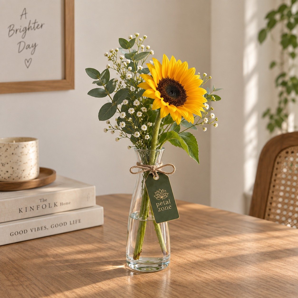 Sunshine Solo – 1 Sunflower Vase