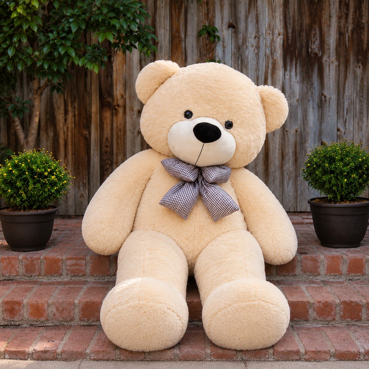 Creamy Dream – 4-Foot Teddy Bear