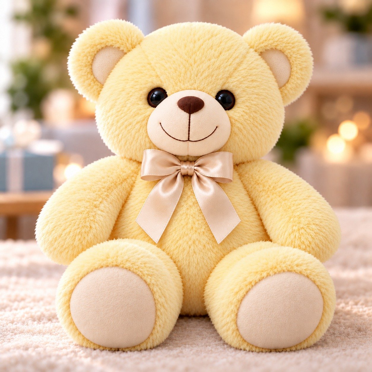 Sunny Smiles – Yellow Mini Teddy Bear